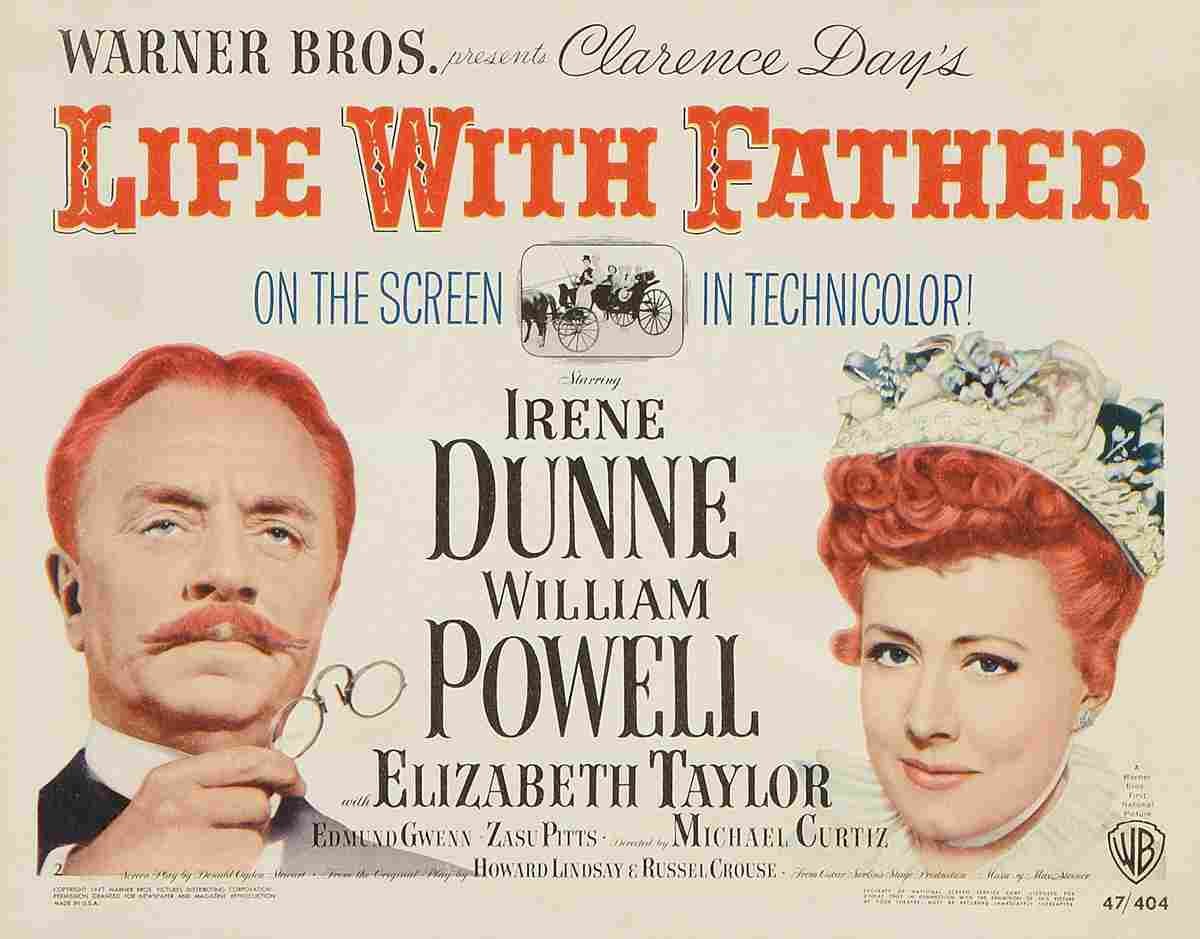 Life With Father 1947 02  film star poster A4 Photo Print