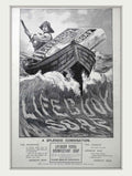 Lifeboat Rescue Lifebuoy Vintage Retro Advert Poster A4 Photo Print