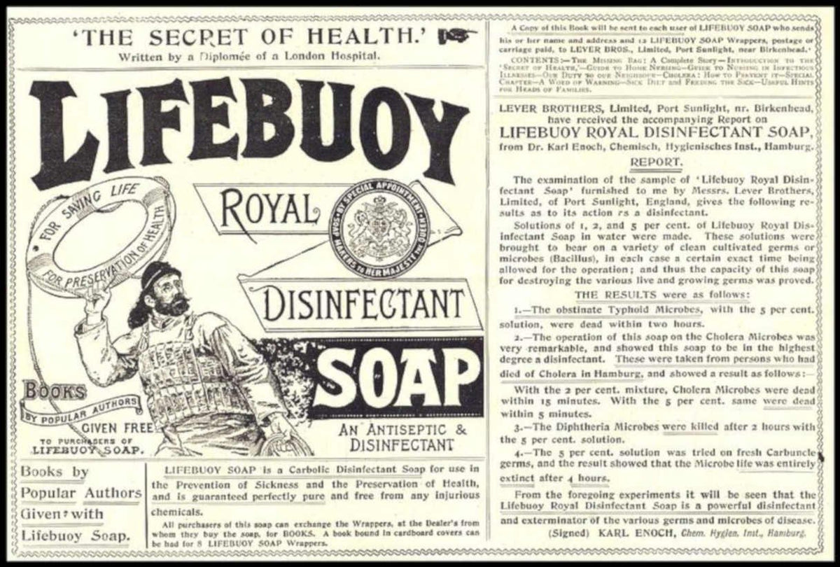 Lifebuoy Royal Soap 1 Vintage Retro Advert Ads A4 Photo Print