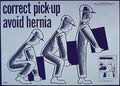 Lifting Posture Hernia Vintage Retro Advert Poster A4 Photo Print