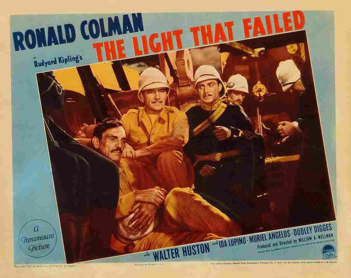Light That Failed The 1939 02  film star poster A4 Photo Print