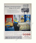 Light Wood Dining Vintage Retro Advert Poster A4 Photo Print