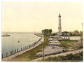 Lighthouse Swinemunde Pommeraina Vintage A4 Photo Print