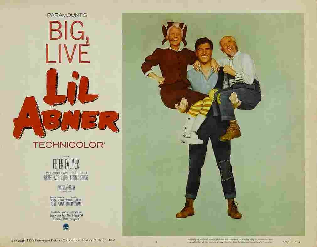 Lil Abner 1959 19  film star poster A4 Photo Print