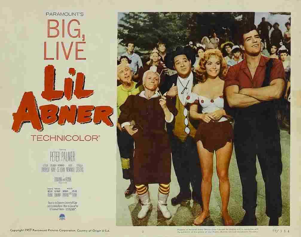 Lil Abner 1959 21  film star poster A4 Photo Print