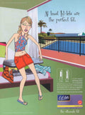 Lil Lets Balcony Vintage Retro Advert Poster A4 Photo Print