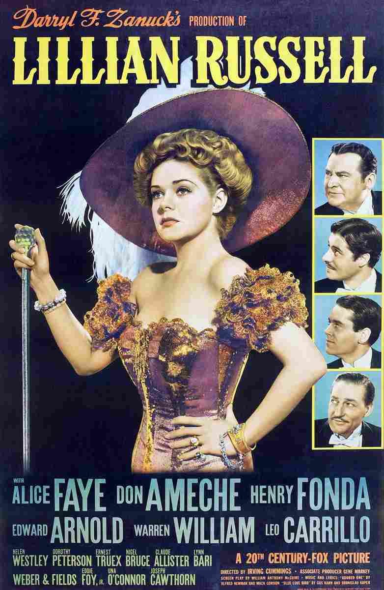 Lillian Russell 1940 01  film star poster A4 Photo Print