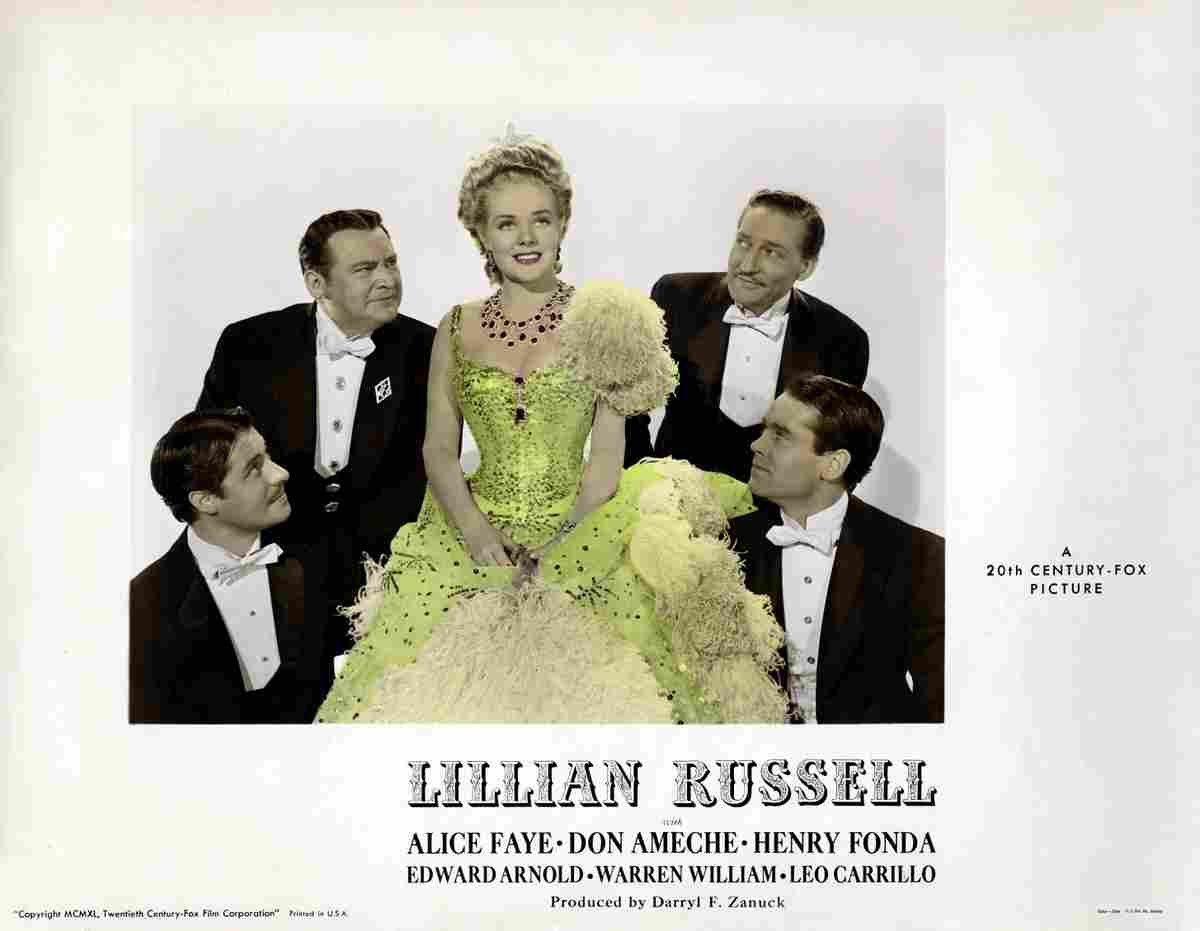 Lillian Russell 1940 02  film star poster A4 Photo Print