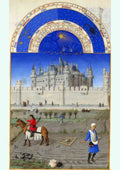 Limbourg brothers october sowing the winter grain 2 A4 Photo Print