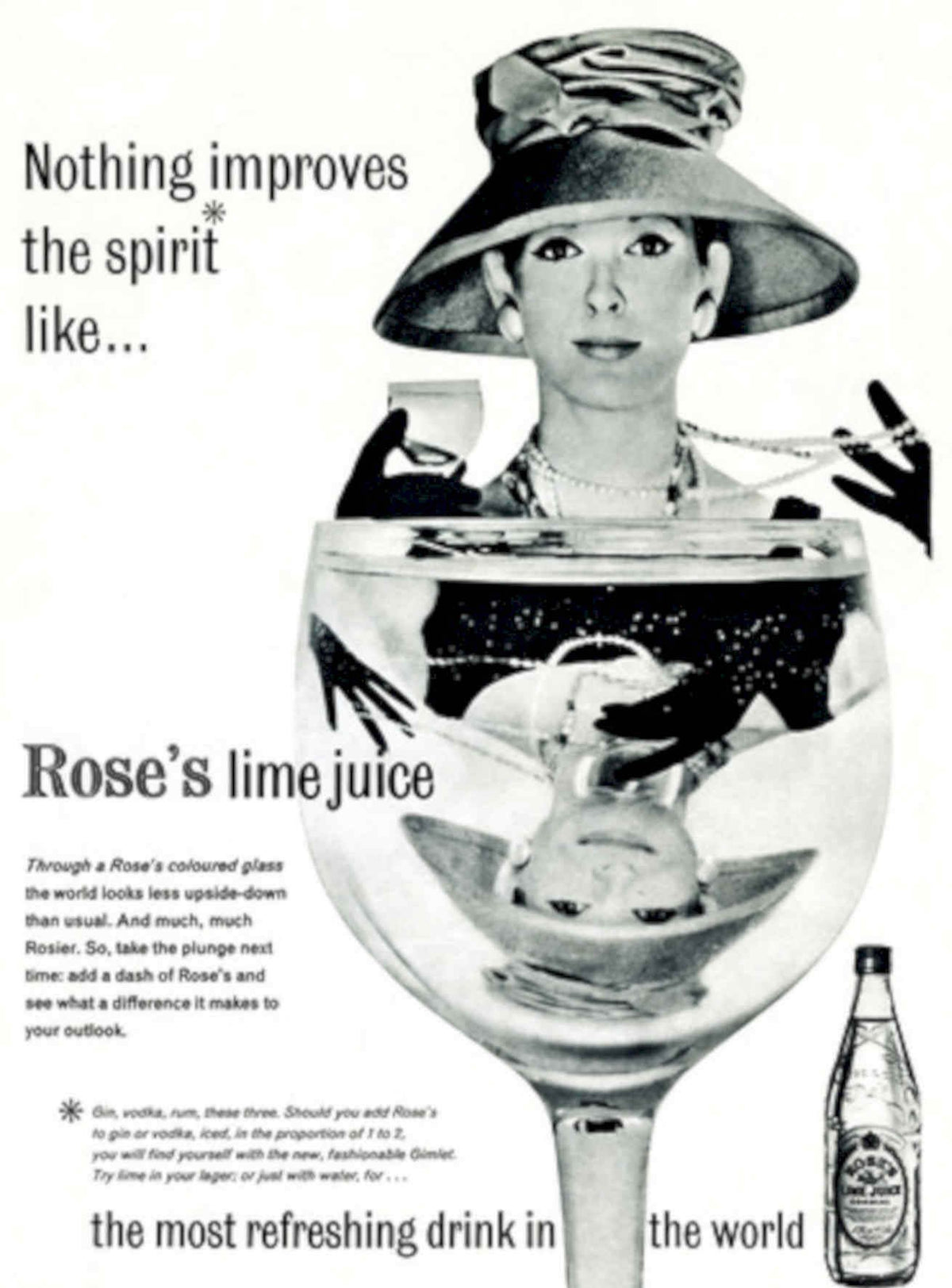 Lime Juice Eye Vintage Retro Advert Poster A4 Photo Print