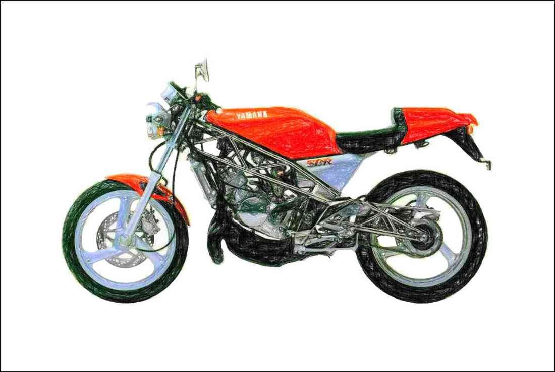 Limited Edition USE 2019 Yamaha SDR200 1987 A4 Photo Print