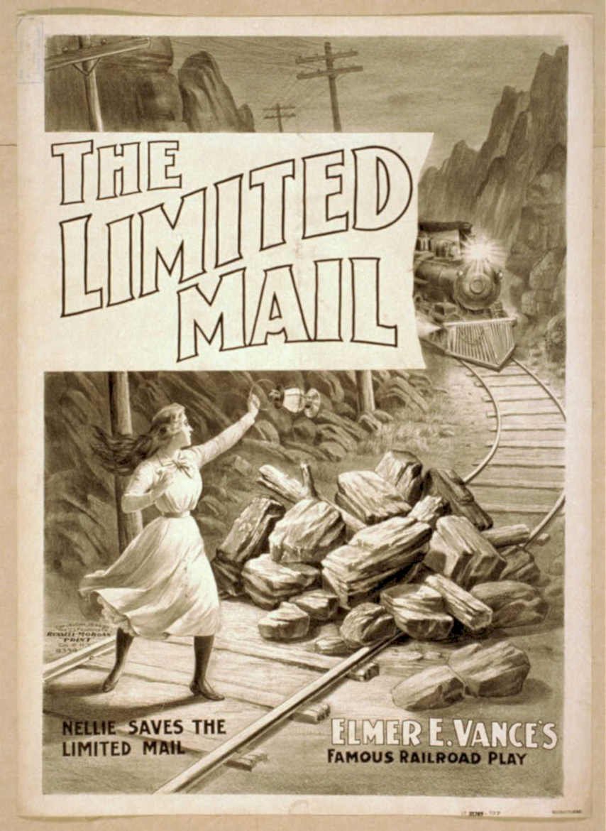 Limited Mail Vintage Retro Advert Poster A4 Photo Print