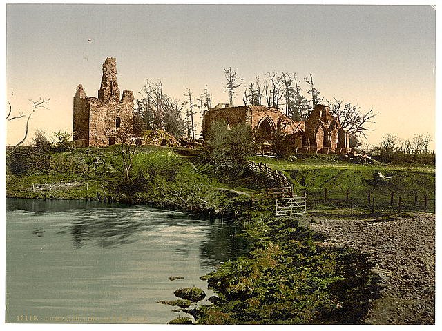 Lincluden Abbey Dumfries Vintage A4 Photo Print
