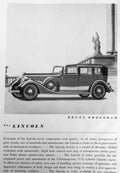 Lincoln Brunnhigham 1930s Vintage Retro Advert Poster A4 Photo Print