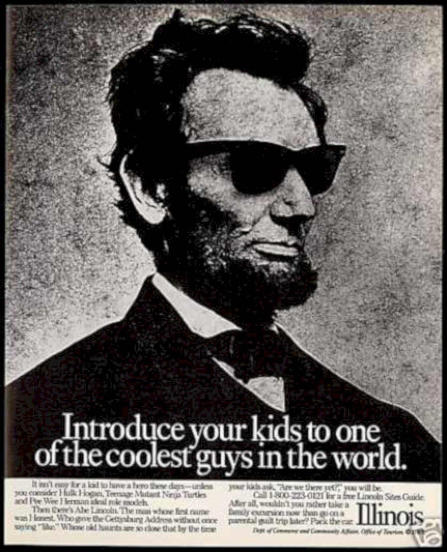 Lincoln Guide Kids Vintage Retro Advert Ads A4 Photo Print