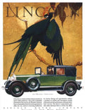 Lincoln Peacock Cabrolet Vintage Retro Advert Poster A4 Photo Print