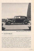 Lincoln Two Window Vintage Retro Advert Ads A4 Photo Print