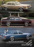 Lincoln Versailles 1979 Vintage Retro Advert Ads A4 Photo Print
