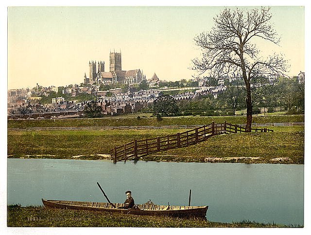 Lincoln from S E Lincoln Vintage A4 Photo Print