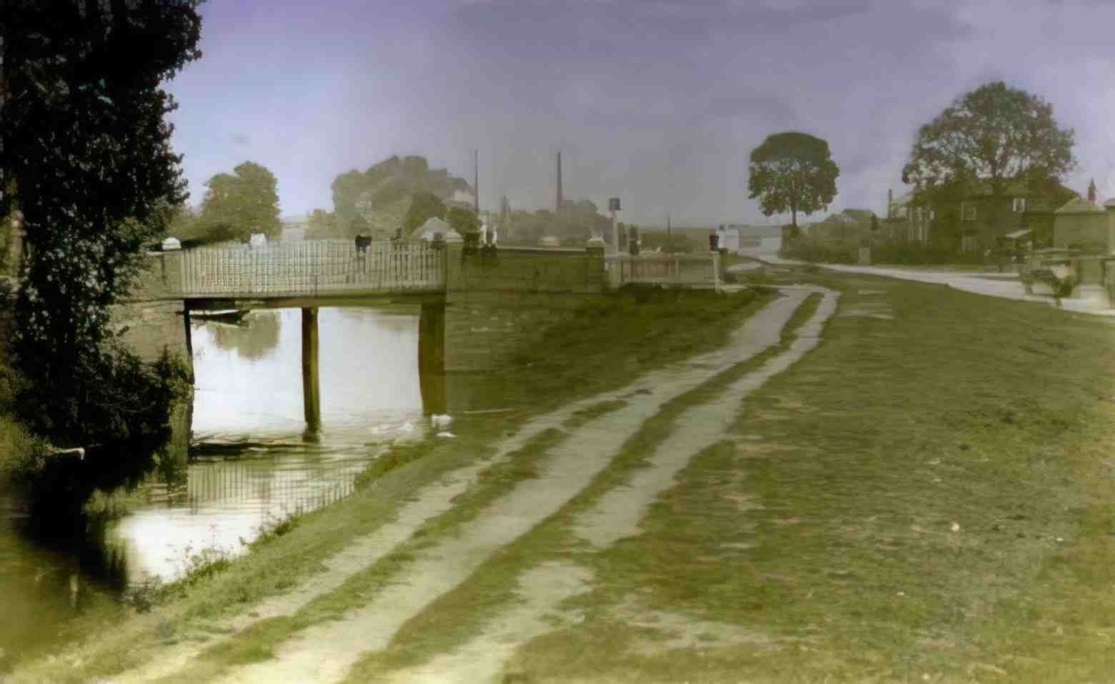 Lincolnshire Billinghay New Bridge Vintage A4 Photo Print