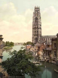 Lincolnshire Boston St Botolph's Church Vintage A4 Photo Print