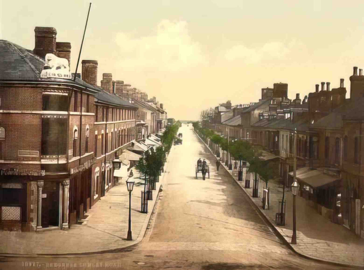 Lincolnshire Skegness Lumley Road Vintage A4 Photo Print