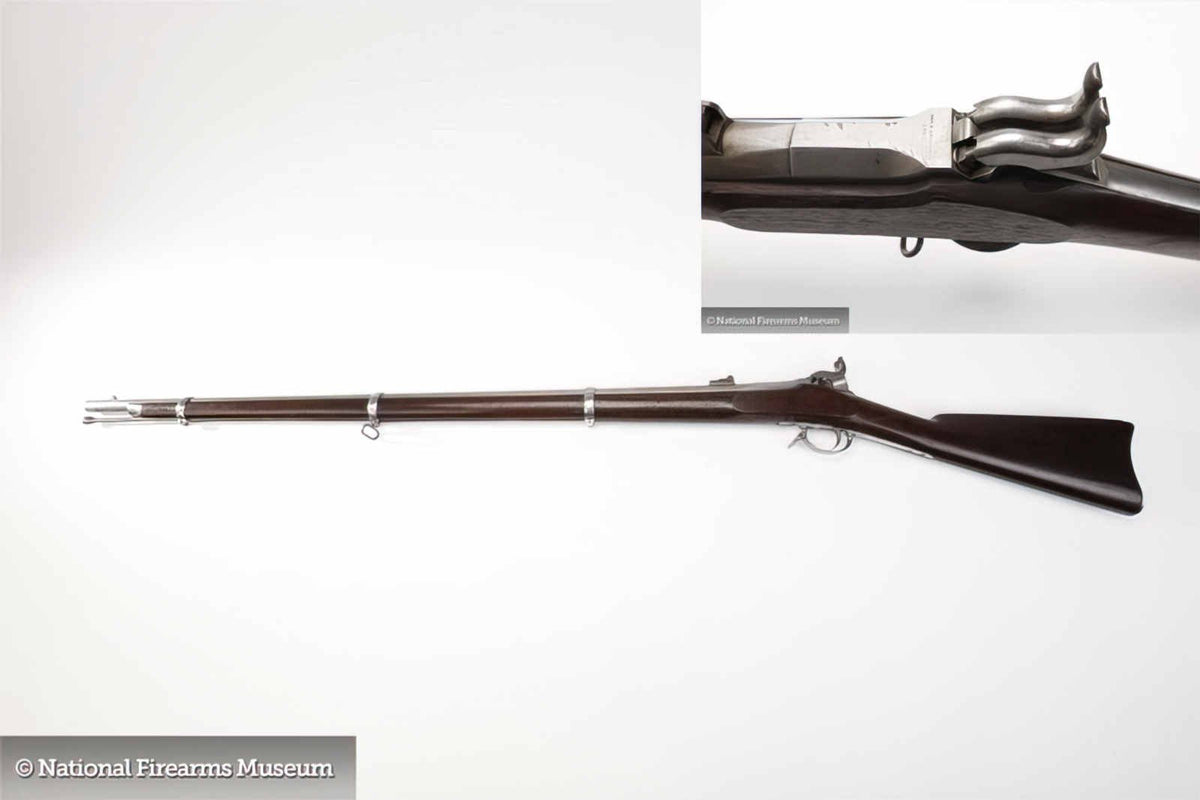 Lindsay Model 1863 Twin Shot Musket Rifle A4 Photo Print