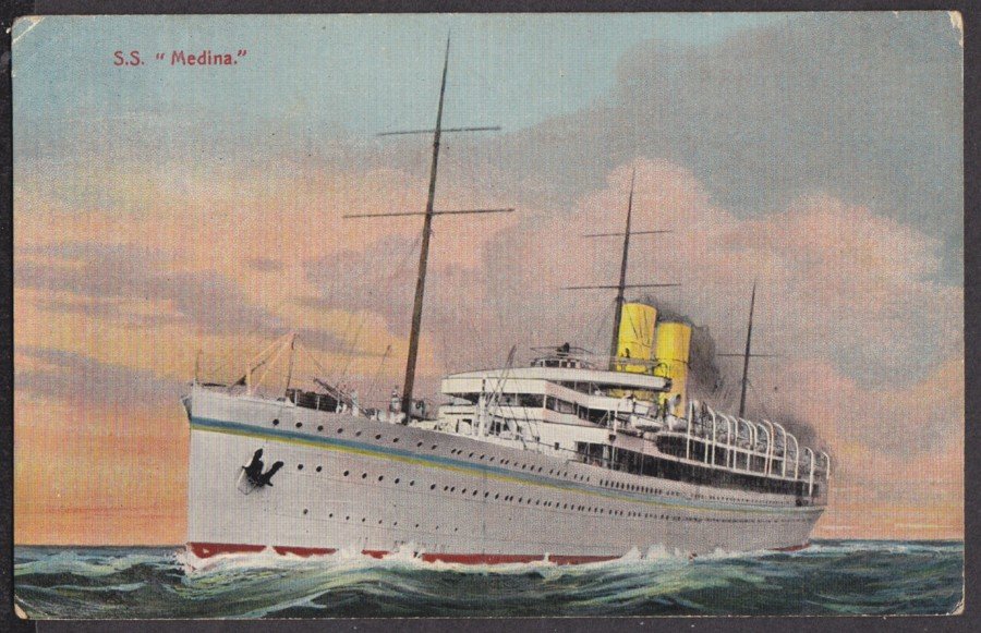 Liner Ss Medina St Sea Vintage A4 Photo Print