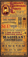 Lingaros Auntering Circus Vintage Retro Advert Poster A4 Photo Print