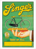 Linger Bicycle Bike Poster Vintage Retro Advert Poster A4 Photo Print