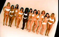 Lingerie Diverse Models Vintage Retro Advert Poster A4 Photo Print