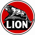 Lion Circle Logo Vintage Retro Advert Ads A4 Photo Print