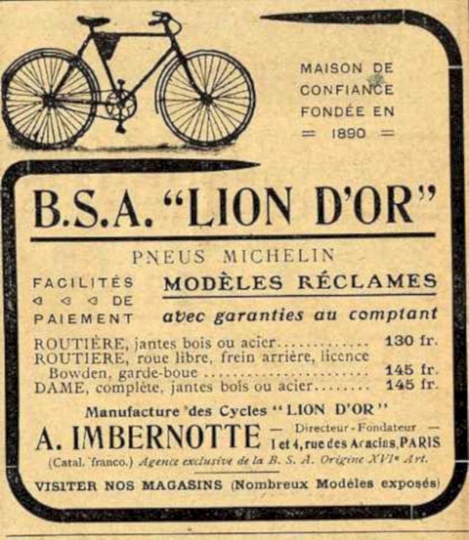 Lion D Or Vintage Retro Advert Ads A4 Photo Print