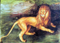 Lion Durer A4 Photo Print