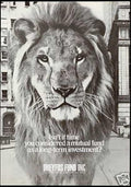 Lion Fund Dreyfus Vintage Retro Advert Ads A4 Photo Print