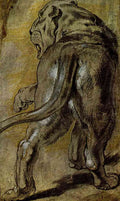 Lion Rubens A4 Photo Print