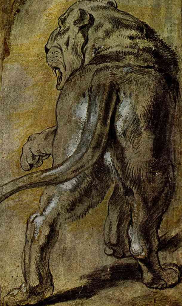 Lion Rubens A4 Photo Print