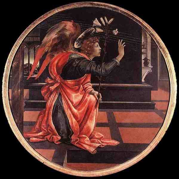 Lippi Filippino Gabriel From The Annunciation 1483 4 A4 Photo Print