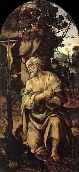 Lippi Filippino St Jerome 1490S A4 Photo Print