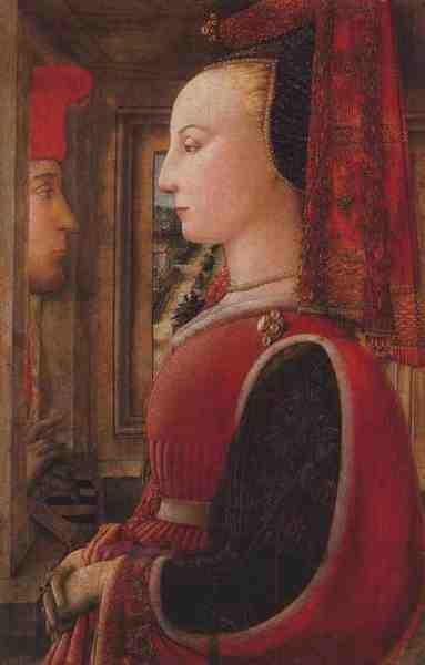 Lippi Filippino Two Figures A4 Photo Print