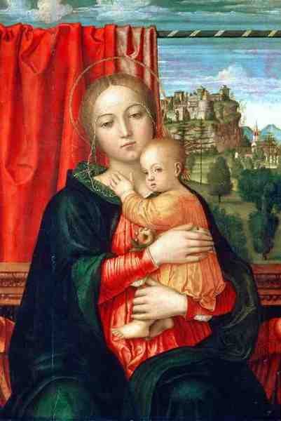 Lippi Filippino Virgin And Child A4 Photo Print