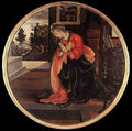 Lippi Filippino Virgin From The Annunciation 1483 4 A4 Photo Print