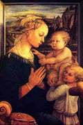Lippi Filippino Virgin With Children A4 Photo Print