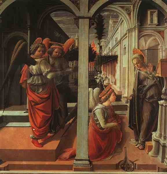 Lippi Fra Filippo Annunciation 1445 A4 Photo Print