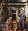 Lippi Fra Filippo Annunciation A4 Photo Print