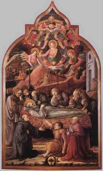 Lippi Fra Filippo Funeral Of St Jerome A4 Photo Print