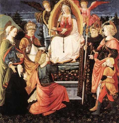 Lippi Fra Filippo Madonna Della Cintola A4 Photo Print