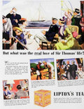 Lipton Tea Sailing Vintage Retro Advert Ads A4 Photo Print