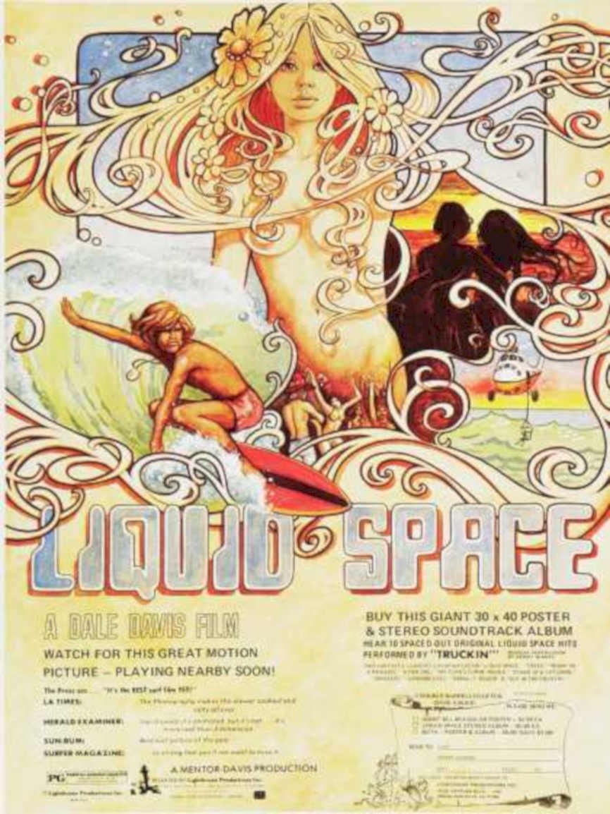 Liquid Space Movie Vintage Retro Advert Ads A4 Photo Print