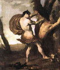 Liss Johann Apollo And Marsyas A4 Photo Print